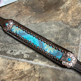 Turquoise Aztec Wither Strap