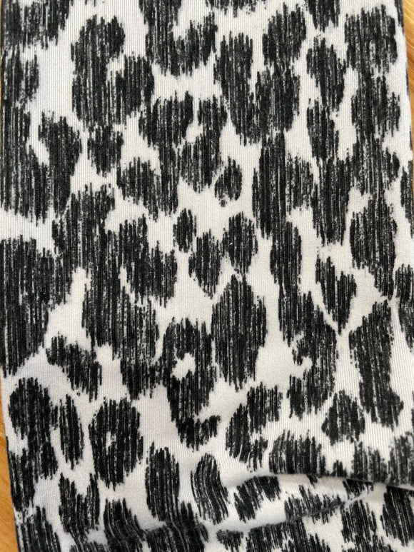 Black/White Leopard Bag