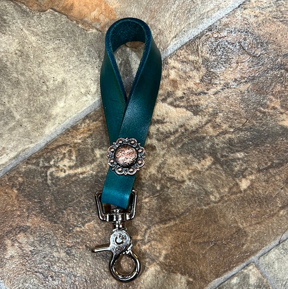 Turquoise Oil Tie Down Keeper