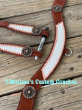 White Gator Narrow Tripping Collar Set