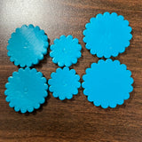 Turquoise leather conchos