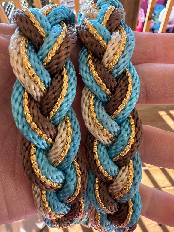 Turquoise/Brown/Tan