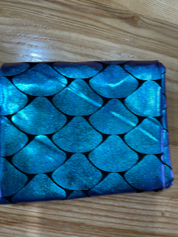 Large Turquoise Mermaid Tail Bag