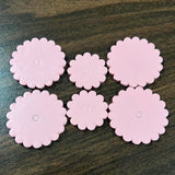 Light Pink leather conchos