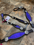 Purple Metallic Tack set