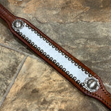 White Gator Wither Strap