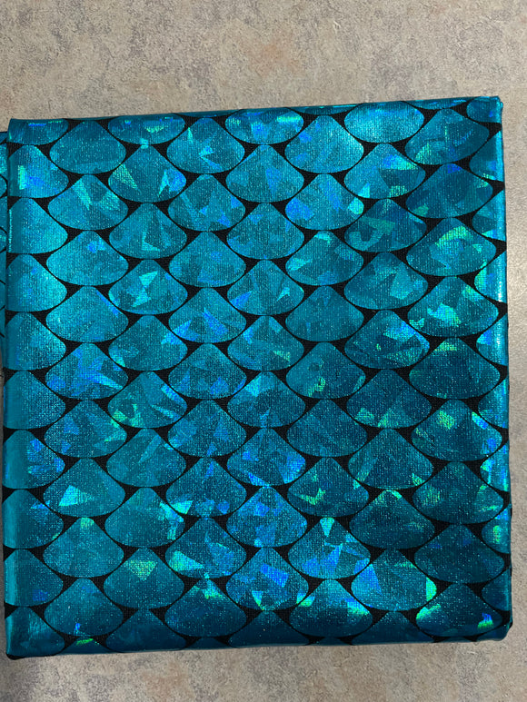 Turquoise Mermaid Tail Bag
