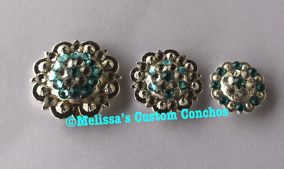 Light Turquoise & Clear