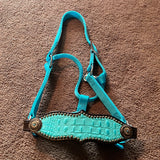 Turquoise Gator Bronc Halter