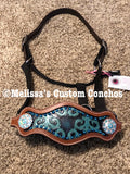 Blue/Turquoise Bronc Halter
