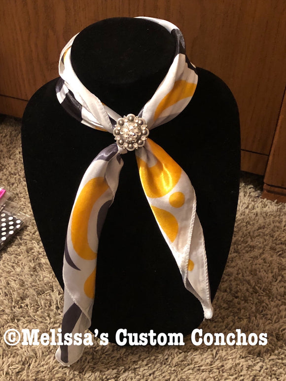 Yellow Candy Cane Scarf