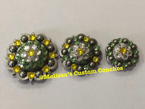 Citrine, Clear, & Peridot