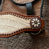 White/Silver Bronc Halter