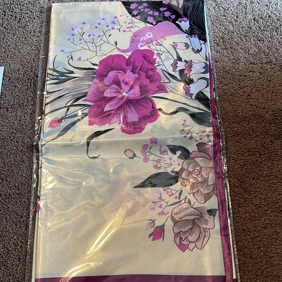 Purple Floral Wild Rag