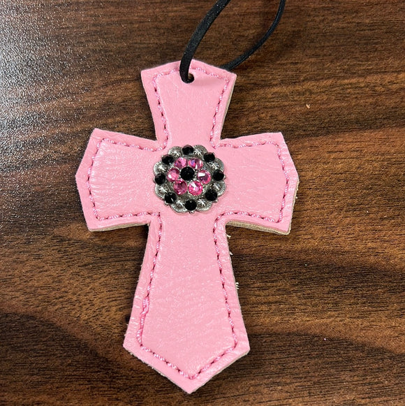 Pink Saddle Cross