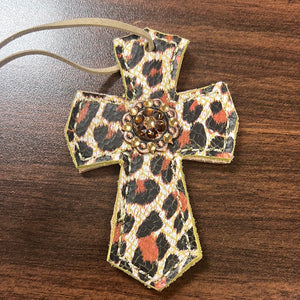 Cheetah Saddle Cross