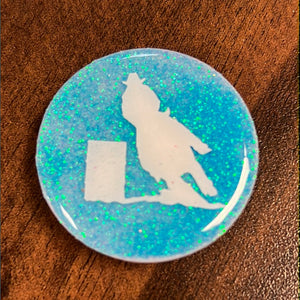 Turquoise Barrel Racer Pop Socket