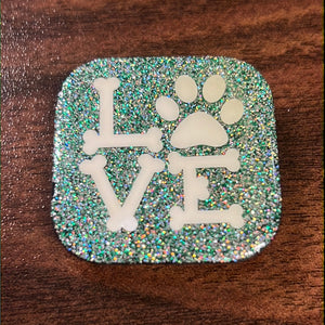 Multi Color Dog Love Pop Socket