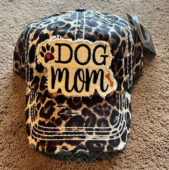 Cheetah Dog Mom Baseball Hat