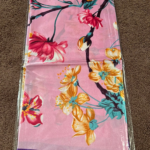 Pink Floral Wild Rag