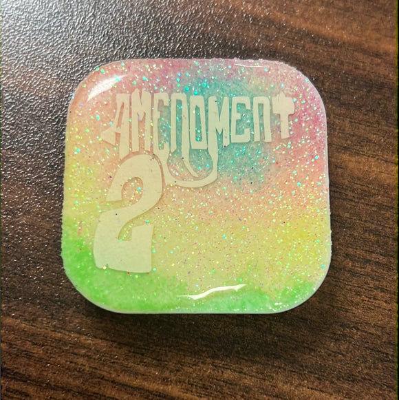 Rainbow 2nd Amendment Pop Socket