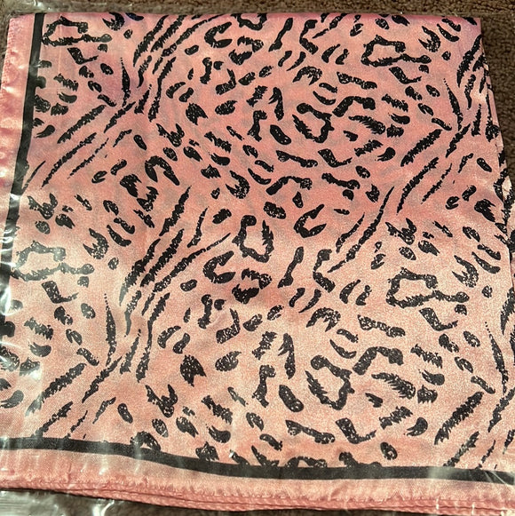 Pink Cheetah Scarf