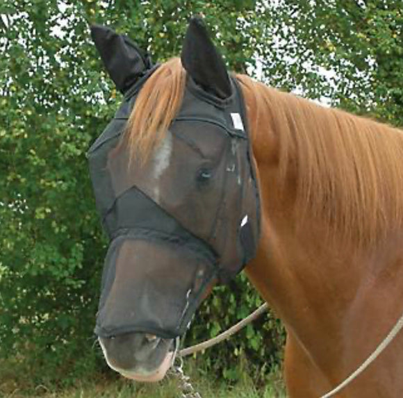 Cashel Fly Mask Quiet Ride Extended Nose