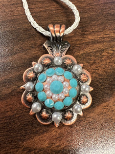 Pearl/Turquoise Necklace